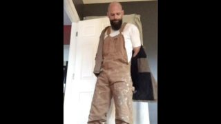 Daddy comes home to be treated like a king after hard days work.