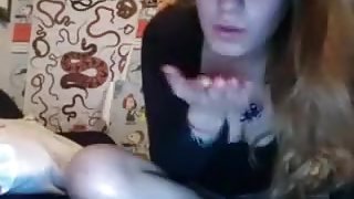 Taped sexy clip chat with this redhead doxy