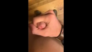 Jerk Session in work bathroom -Louis Carnoza XXX