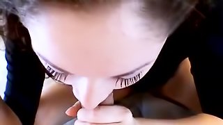 Kinky slut is fucking with strong man