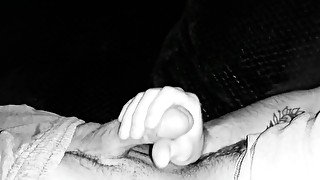 Late Night Noir, Cum Slides Down My Cock