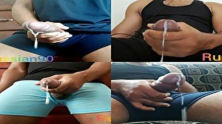 Lovers Of Cum! Amateur Cumshot Orgasm Compilations - Homemade Cumshots