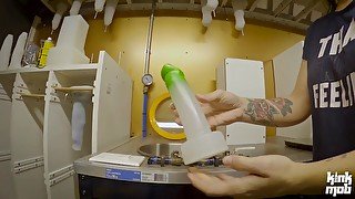 How a Platinum Silicone Dildo is made in 1 Minute - KinkMob