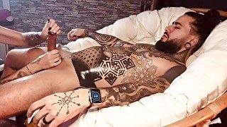 Super branlette tranquille dans mon fauteuil