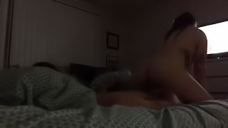 Slut enjoying 69 then riding thick cock