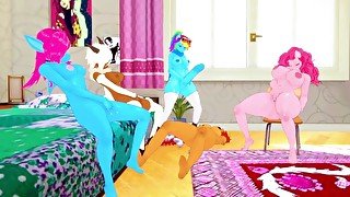 One Piece - хентай фурри и футанари, совместная мастурбация после школы