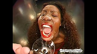 Ebony Beauty get her pussy fucked hard - German Goo Girls