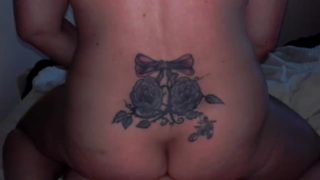 Milf does doggy with close up.