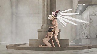 Overwatch: FUTA Mercy x Pharah