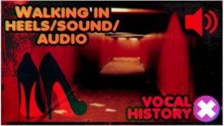 Asmr/french/marcher en talon,exclusif,audio