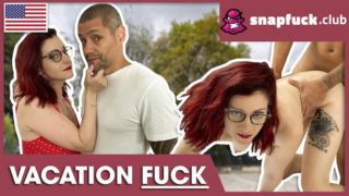 Cute co ed Flora Milano turns into a fuck doll once she's naked! SNAP-FUCK