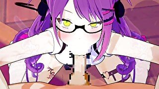 【ホロライブ 常闇トワ(私服)】常闇トワ(私服)がフェラチオで搾り取ってくれるだけ