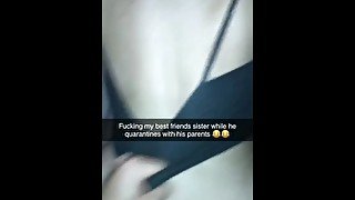 Fucking my best friends sister....