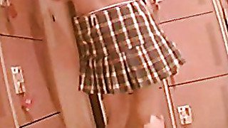 Voyeur Japanese teens in the locker room