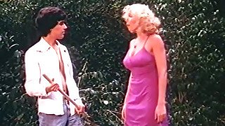 Amazing super busty vintage blonde seduces dude and gets poked mish