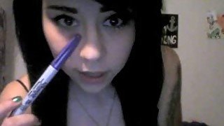 Sexy girl strip tease