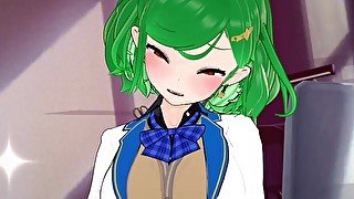 【にじさんじ 北小路ヒスイ】北小路ヒスイがふたなりオナニーで絶頂するだけ