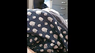 Step mom with a Big Ass Fucked through Leggings by Bulgarian step son
