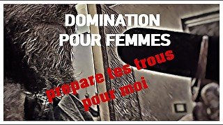 [Audio-FR] jouie en te branlant les trous. JOI domination pour femmes.