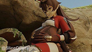 Water Inflation Genshin Impact [Giantess Growth]