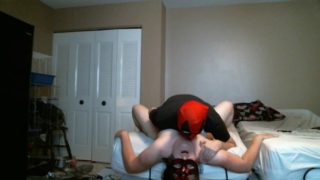 Deadpool fucks big assed goth girl