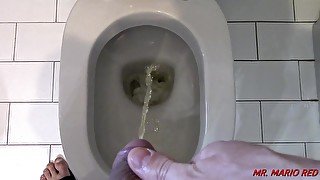 POV - Watch me piss from my cock point of view