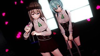 hentai mmd - メルラ_メルケのご奉仕ックス_sex音強調_60fps (lovemax)