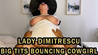 Lady Dimitrescu Rides Cowgirl - Big Tits Bouncing - 4K 60 FPS - Resident Evil 8 - TittyFuckAdventure