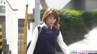 Schoolgirl in Japan got shuri sharked on her way to school