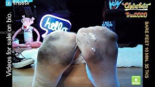 Now you gonna clean it with your tongue  Cum on dirty stinky socks