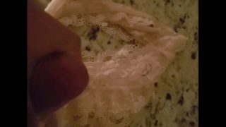 Cumming into my 18 year old sisters friends panties while their in bed