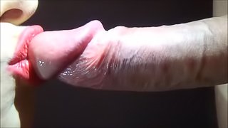 Horny girl takes cumshot from blowjob!