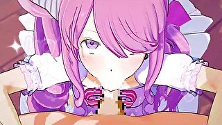 【ホロライブ 姫森ルーナ】姫森ルーナがフェラチオで搾り取ってくれるだけ