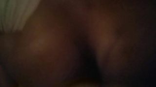 8+ Fat Cock destroys Ebony Trans Ass