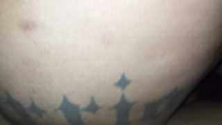 Big man laying the hammer down