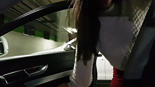 Mamada en parking público a un desconocido que pillo grabàndome