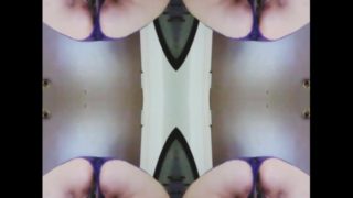 SSBBW solo play with clear dildo