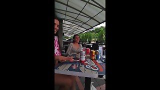 I go out to eat with my friends they ask me uncomfortable questions when I'm horny