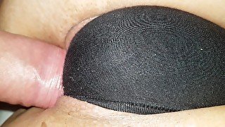 EXTREMLY CLOSE UP PUSSY CREAMPIE STEP SISTER AND OOPS PERIOD