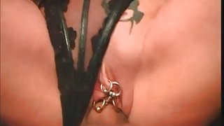 I am Pierced Mature slut with pussy piercings rough sex