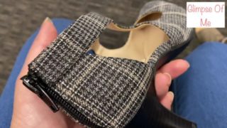 trying on a couple of shoes at the store - glimpseofme