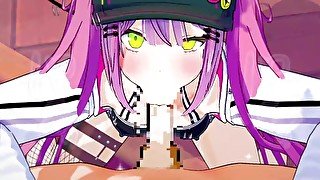 【ホロライブ 常闇トワ】常闇トワがフェラチオで搾り取ってくれるだけ