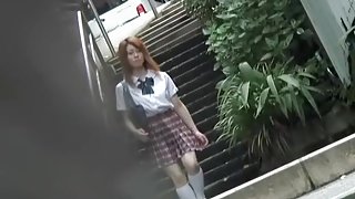 Glorious oriental schoolgirl encounters very wild sharking experience