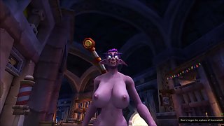 Nightelf Tits in Slow Motion