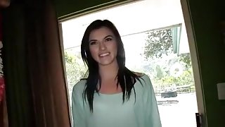 Tight Young Brunette's MUST-SEE Sex!