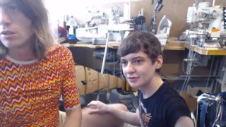 blond dude gets dick sucked by FTM trans bf, fucks and breeds pnp