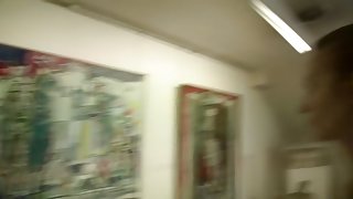 Slutty fuck in public