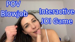 Quarantine Games 4 - POV Blowjob with Cum in Mouth - Clara Dee