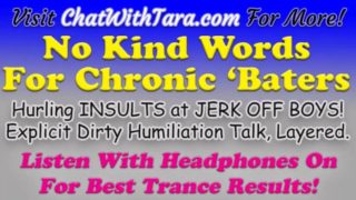 Hurling Insults At Jerk Off Boi's Masturbation Humiliation Erotic Audio JOI