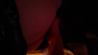 Smoking a cigarette while doing anal play video sideways